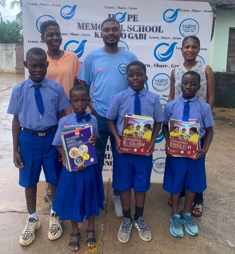 Children and community supported by Ryvanz-Mia Charity