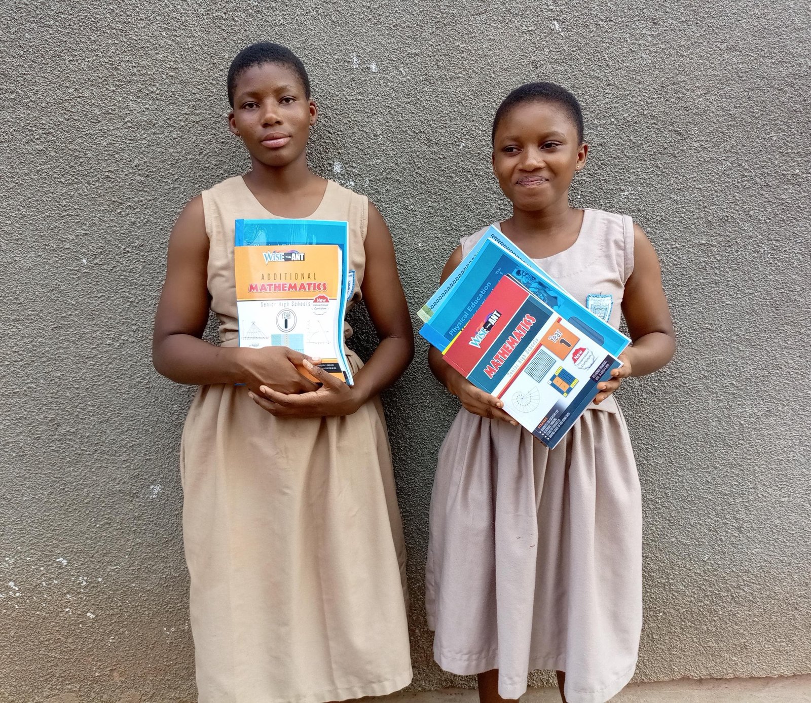 Volunteers and children together